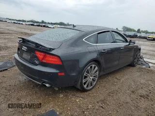2014 Audi A7 3.0 Premium Plus with VIN WAUWGAFC4EN163660, listed as a Copart auction lot 61225484 with 105,582 mi miles and Salvage Title. Bid and sale history available at carsss.com. Image 3.