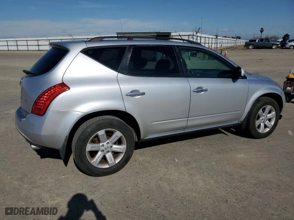 2006 Nissan Murano S with VIN JN8AZ08T76W416050, listed as a Copart auction lot 47643815 with 190,082 mi miles and Salvage Title. Bid and sale history available at carsss.com. Image 3.