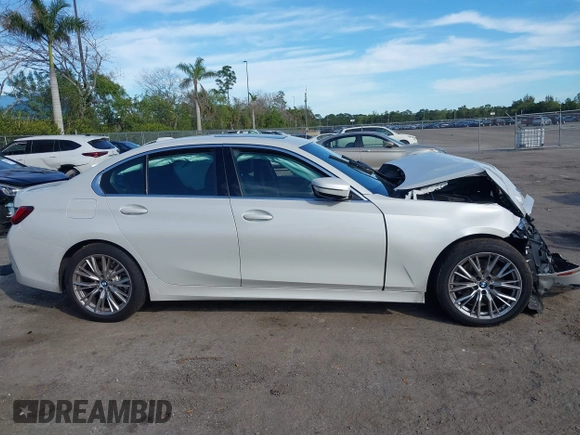 2024 BMW 3 Series 330i with VIN 3MW69FF07R8E63764, listed as a IAAI auction lot 41428605 with 5,355 mi miles. Bid and sale history available at carsss.com. Image 13.