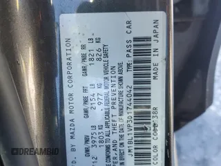2013 Mazda 3 i Touring with VIN JM1BL1VP3D1744042, listed as a Copart auction lot 44483705 with 170,814 mi miles and Clean Title. Bid and sale history available at DreamBid. Image 12.