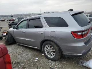 2019 Dodge Durango SXT Plus with VIN 1C4RDHAG5KC852772, listed as a Copart auction lot 42011435 with 132,466 mi miles and Salvage Title. Bid and sale history available at DreamBid. Image 2.