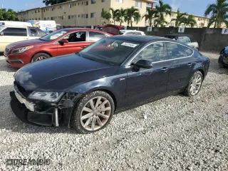2015 Audi A7 3.0 Premium Plus with VIN WAUWGAFC7FN002995, listed as a Copart auction lot 78819484 with 70,639 mi miles and Salvage Title. Bid and sale history available at carsss.com. Image 1.