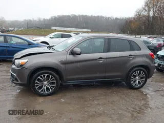 2018 Mitsubishi Outlander Sport ES 2.0 with VIN JA4AR3AU9JU017574, listed as a IAAI auction lot 41044910 with 123,386 mi miles. Bid and sale history available at carsss.com. Image 14.