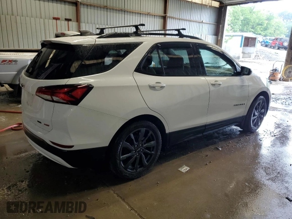 2022 Chevrolet Equinox RS with VIN 3GNAXWEV2NS103886, listed as a Copart auction lot 60428185 with Not provided miles and Salvage title. Bid and sale history available at DreamBid. Image 3.