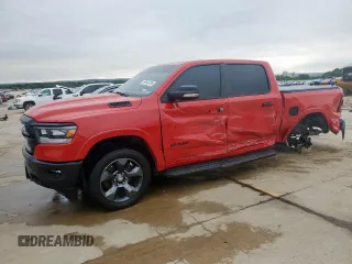 2021 Ram 1500 Big Horn with VIN 1C6SRFFT8MN704711, listed as a Copart auction lot 59545785 with 52,763 mi miles and Salvage title. Bid and sale history available at DreamBid. Image 1.