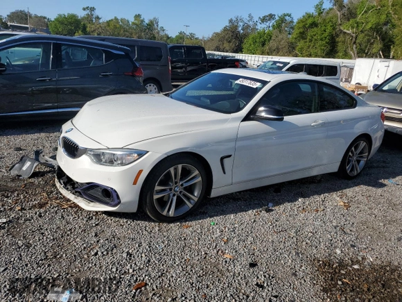 2015 BMW 4 Series 428i with VIN WBA3N3C54FK233896, listed as a Copart auction lot 49317635 with 57,250 mi miles and Salvage Title. Bid and sale history available at DreamBid. Image 1.