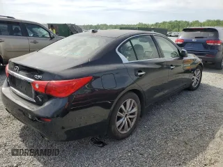 2017 Infiniti Q50 Premium with VIN JN1EV7AR6HM831586, listed as a Copart auction lot 53924135 with 119,570 mi miles and Clean Title. Bid and sale history available at carsss.com. Image 3.