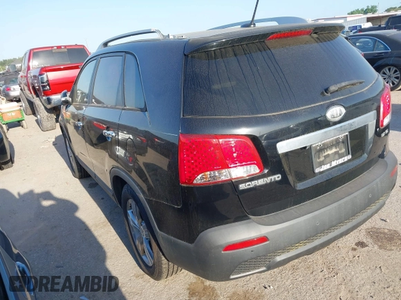 2012 Kia Sorento EX with VIN 5XYKU4A28CG206217, listed as a IAAI auction lot 42009504 with 205,522 mi miles. Bid and sale history available at carsss.com. Image 3.