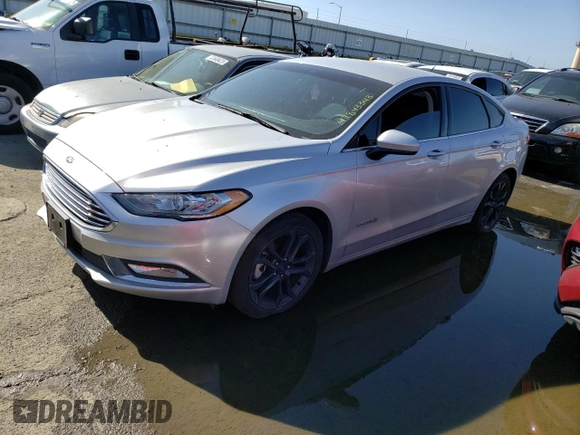 2018 Ford Fusion Hybrid SE with VIN 3FA6P0LU5JR111042, listed as a Copart auction lot 47843343 with 90,903 mi miles. Bid and sale history available at carsss.com. Image 1.