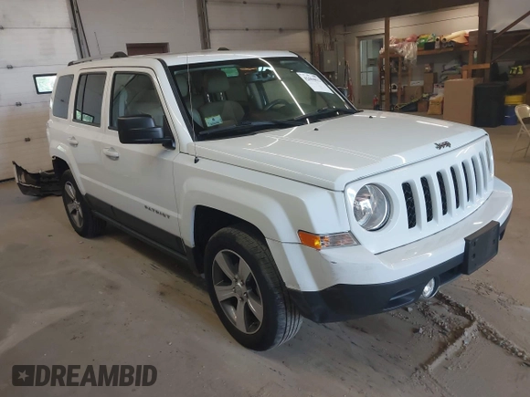 2017 Jeep Patriot High Altitude with VIN 1C4NJRFB4HD196240, listed as a IAAI auction lot 42604832 with 74,406 mi miles and . Bid and sale history available at DreamBid. Image 1.