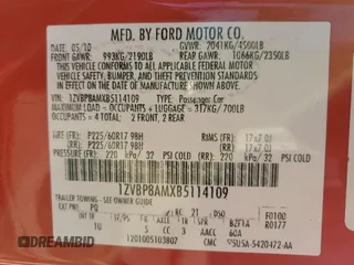2011 Ford Mustang V6 with VIN 1ZVBP8AMXB5114109, listed as a Copart auction lot 81059824 with 163,541 mi miles and Salvage Title. Bid and sale history available at carsss.com. Image 14.