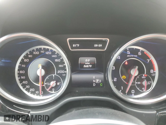 2015 Mercedes-Benz GL-Class GL 63 AMG with VIN 4JGDF7EE1FA489228, listed as a Copart auction lot 53403375 with 56,879 mi miles and Clean Title. Bid and sale history available at carsss.com. Image 9.