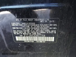2016 Subaru Forester 2.5i Limited with VIN JF2SJAHC8GH477704, listed as a IAAI auction lot 41684838 with 151,829 mi miles. Bid and sale history available at carsss.com. Image 9.