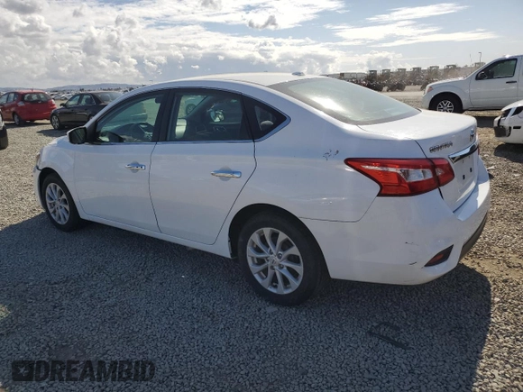 2019 Nissan Sentra SV z VIN 3N1AB7AP1KY313153, wystawiony jako Copart lot #53393725 z przebiegiem 53 203 mil mil oraz Szkoda całkowita • Salvage title. Historia ofert i sprzedaży dostępna na DreamBid. Obrazek 2.