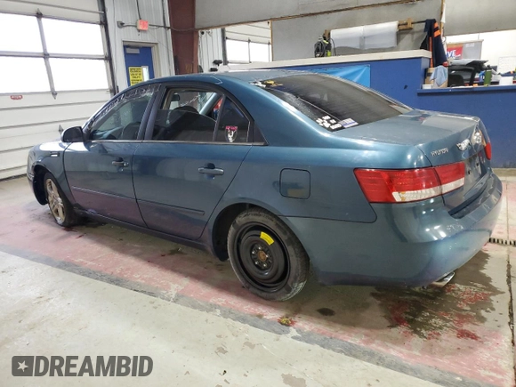 2006 Hyundai Sonata GLS with VIN 5NPEU46F86H012924, listed as a Copart auction lot 53334255 with 186,826 mi miles and Salvage Title. Bid and sale history available at DreamBid. Image 2.