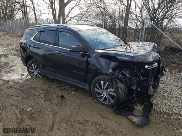 2024 Chevrolet Equinox Premier with VIN 3GNAXNEG0RL184804, listed as a Copart auction lot 43928985 with 14,844 mi miles and Salvage Title. Bid and sale history available at carsss.com. Image 4.