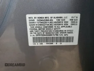 2016 Acura MDX w/Tech with VIN 5FRYD3H45GB015796, listed as a Copart auction lot 51220955 with 72,555 mi miles and Salvage Title. Bid and sale history available at carsss.com. Image 14.