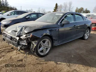 2020 Audi A4 Premium Plus with VIN WAUENAF49LN005872, listed as a Copart auction lot 48748015 with Not Provided miles and Salvage Title. Bid and sale history available at carsss.com. Image 1.