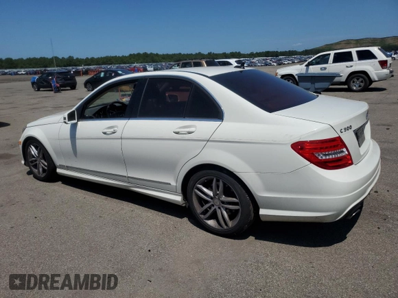 2012 Mercedes-Benz C 300 Sport with VIN WDDGF8BBXCA711039, listed as a Copart auction lot 61417975 with 131,692 mi miles and Salvage title. Bid and sale history available at DreamBid. Image 2.