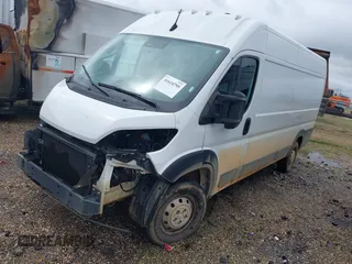 2023 Ram ProMaster Cargo with VIN 3C6MRVJG9PE521128, listed as a IAAI auction lot 41614795 with 43,950 mi miles and . Bid and sale history available at DreamBid. Image 19.