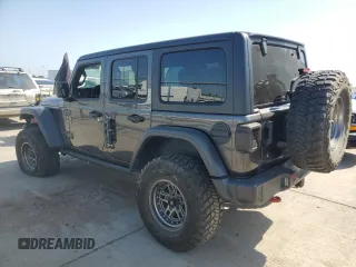 2020 Jeep Wrangler Unlimited Rubicon z VIN 1C4HJXFG4LW194482, wystawiony jako Copart lot #54494825 z przebiegiem 50 358 mil mil oraz Szkoda całkowita • Salvage title. Historia ofert i sprzedaży dostępna na DreamBid. Obrazek 2.