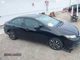 2014 Honda Civic Sedan EX with VIN 19XFB2F88EE012683, listed as a IAAI auction lot 42057671 with 95,490 mi miles. Bid and sale history available at carsss.com. Image 12.