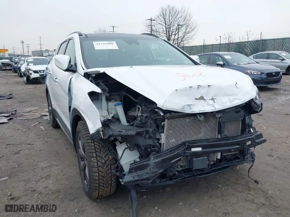 2017 Hyundai Santa Fe Sport 2.0T Ultimate with VIN 5XYZWDLA2HG477455, listed as a IAAI auction lot 41541008 with 1 mi miles. Bid and sale history available at carsss.com. Image 6.