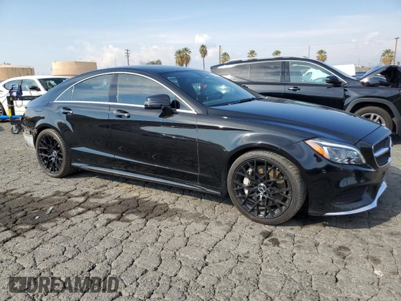 2016 Mercedes-Benz CLS-Class CLS 550 with VIN WDDLJ7DB0GA177690, listed as a Copart auction lot 42559415 with 93,789 mi miles and Salvage Title. Bid and sale history available at carsss.com. Image 4.