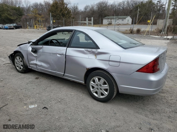 2002 Honda Civic EX with VIN 1HGEM21092L023431, listed as a Copart auction lot 45093905 with 189,826 mi miles and Salvage Title. Bid and sale history available at carsss.com. Image 2.