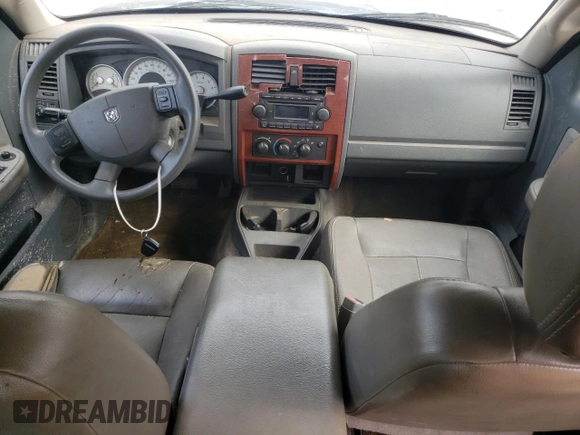 2005 Dodge Dakota SLT with VIN 1D7HE48N15S223063, listed as a Copart auction lot 43223535 with 167,501 mi miles and Salvage Title. Bid and sale history available at DreamBid. Image 8.