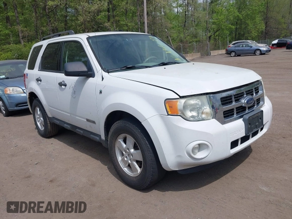 2008 Ford Escape Hybrid with VIN 1FMCU59H38KC38282, listed as a IAAI auction lot 42136889 with 233,123 mi miles. Bid and sale history available at carsss.com. Image 1.
