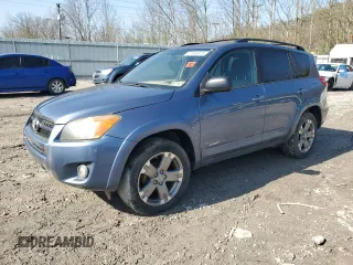 2010 Toyota RAV4 Sport with VIN JTMRF4DV5AD038823, listed as a Copart auction lot 51496975 with Not Provided miles and Salvage Title. Bid and sale history available at carsss.com. Image 1.
