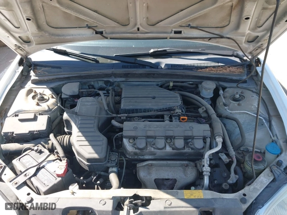2001 Honda Civic LX with VIN 2HGES16551H602691, listed as a IAAI auction lot 42039179 with 139,615 mi miles. Bid and sale history available at carsss.com. Image 10.