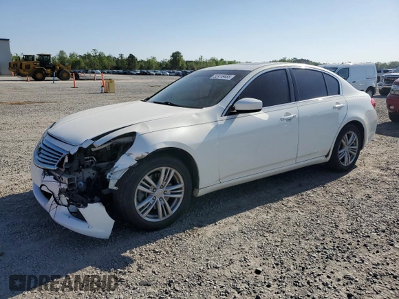 2012 Infiniti G25 Journey with VIN JN1DV6AP2CM701169, listed as a Copart auction lot 52416485 with 147,748 mi miles and Salvage Title. Bid and sale history available at DreamBid. Image 1.