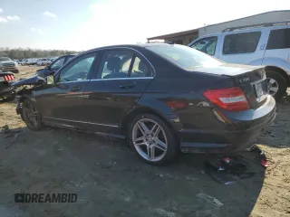 2013 Mercedes-Benz C 300 Sport with VIN WDDGF8AB0DR261244, listed as a Copart auction lot 42461315 with 131,640 mi miles and Salvage title. Bid and sale history available at DreamBid. Image 2.