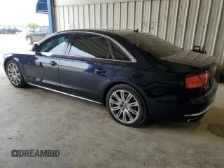 2013 Audi A8 4.0L с VIN WAUR2AFD6DN020907, выставлен на аукционе Copart как лот 54742325 с пробегом 88 042 миль миль и Списание • Salvage title. История ставок и продаж доступна на DreamBid. Изображение 2.