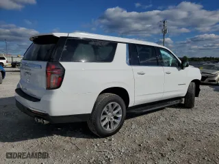 2024 Chevrolet Suburban Premier with VIN 1GNSKFKD0RR332736, listed as a Copart auction lot 75456244 with 297 mi miles and Salvage Title. Bid and sale history available at carsss.com. Image 3.