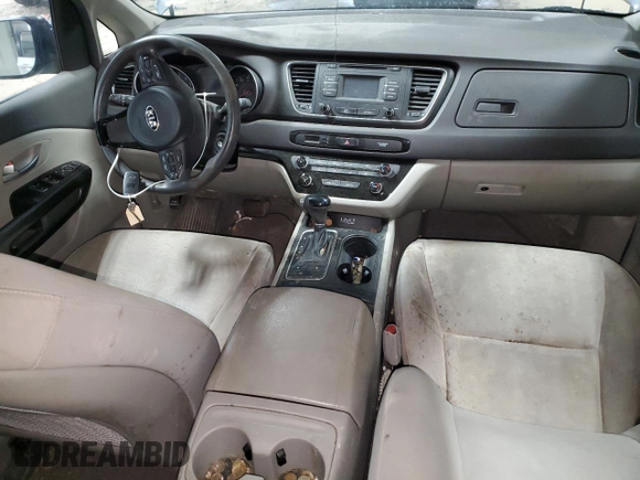 2015 Kia Sedona LX with VIN KNDMB5C16F6058875, listed as a Copart auction lot 52739125 with 117,207 mi miles and Clean Title. Bid and sale history available at DreamBid. Image 8.