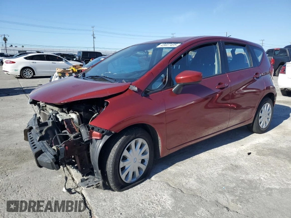 2016 Nissan Note S z VIN 3N1CE2CP9GL351685, wystawiony jako Copart lot #45607405 z przebiegiem Nie podano mil oraz Szkoda całkowita • Salvage title. Historia ofert i sprzedaży dostępna na DreamBid. Obrazek 1.