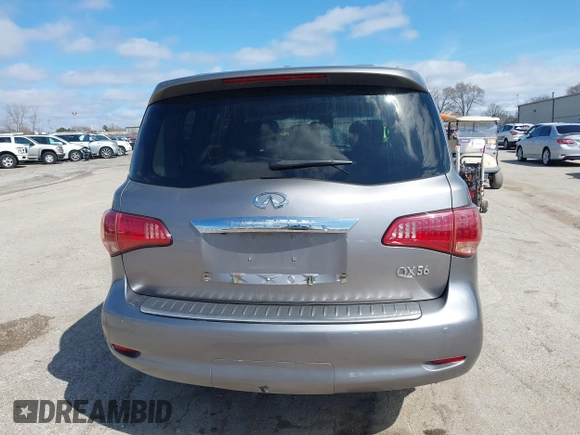 2013 Infiniti QX56 with VIN JN8AZ2NC4D9330559, listed as a IAAI auction lot 41897383 with 1 mi miles. Bid and sale history available at carsss.com. Image 16.