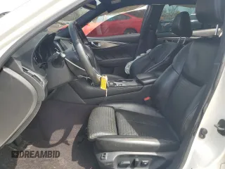 2020 Infiniti Q50 Luxe with VIN JN1EV7AR2LM254113, listed as a Copart auction lot 53379655 with 56,099 mi miles and Salvage title. Bid and sale history available at DreamBid. Image 7.