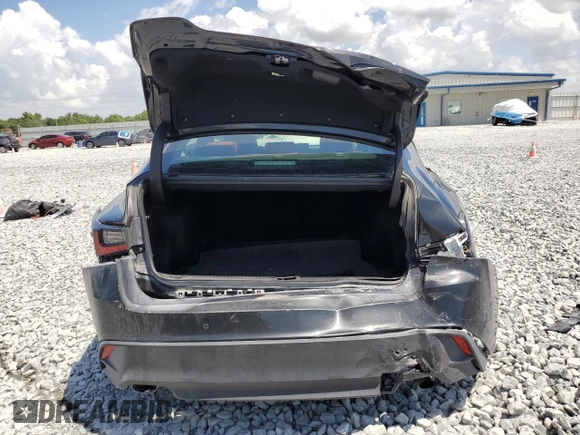 2024 Lexus IS 300 with VIN JTHCA1D20R5129432, listed as a Copart auction lot 51518945 with 8,182 mi miles and Salvage title. Bid and sale history available at DreamBid. Image 6.