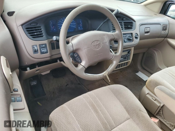 2002 Toyota Sienna CE with VIN 4T3ZF19C12U455513, listed as a Copart auction lot 74090554 with 0 mi miles and Salvage Title. Bid and sale history available at carsss.com. Image 8.