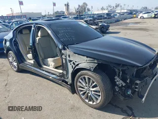 2018 Infiniti Q50 Sport with VIN JN1EV7AP3JM359867, listed as a IAAI auction lot 41455142 with 55,897 mi miles and . Bid and sale history available at carsss.com. Image 1.