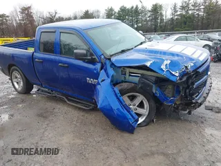 2018 Ram 1500 Express z VIN 1C6RR7FG2JS204564, wystawiony jako IAAI lot #41948064 z przebiegiem 54 340 mil mil oraz . Historia ofert i sprzedaży dostępna na DreamBid. Obrazek 1.