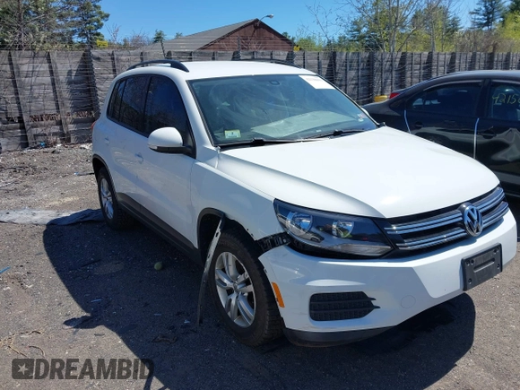 2017 Volkswagen Tiguan S with VIN WVGAV7AX7HW501935, listed as a IAAI auction lot 42138691 with 89,712 mi miles and . Bid and sale history available at DreamBid. Image 13.