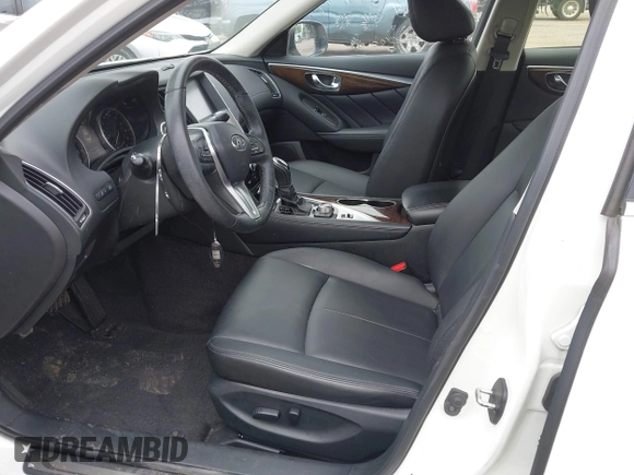 2019 Infiniti Q50 Luxe with VIN JN1EV7AP9KM513046, listed as a IAAI auction lot 41904330 with 51,608 mi miles and . Bid and sale history available at DreamBid. Image 5.