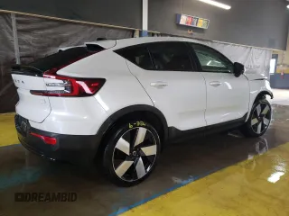 2023 Volvo C40 Recharge Pure Electric Ultimate with VIN YV4ED3GM6P2066097, listed as a Copart auction lot 80301104 with 43,982 mi miles and Salvage Title. Bid and sale history available at carsss.com. Image 3.