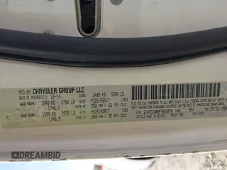 2015 Dodge Journey American Value Pkg with VIN 3C4PDCAB8FT605870, listed as a IAAI auction lot 41930474 with 205,741 mi miles. Bid and sale history available at carsss.com. Image 9.