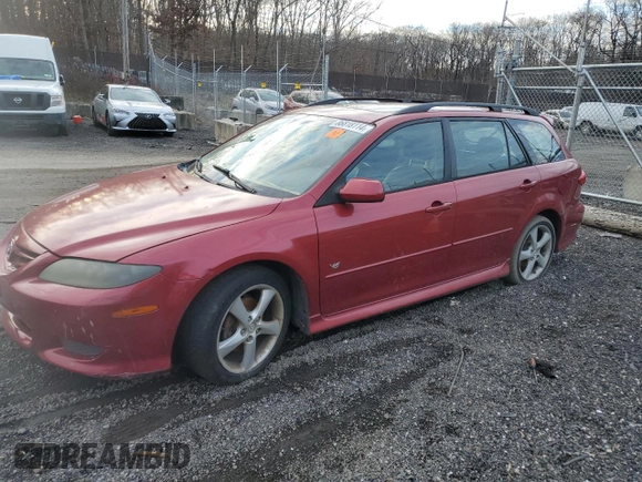 2005 Mazda 6 Sport S with VIN 1YVHP82D455M12407, listed as a Copart auction lot 86818114 with Not Provided miles and Salvage Title. Bid and sale history available at DreamBid. Image 1.